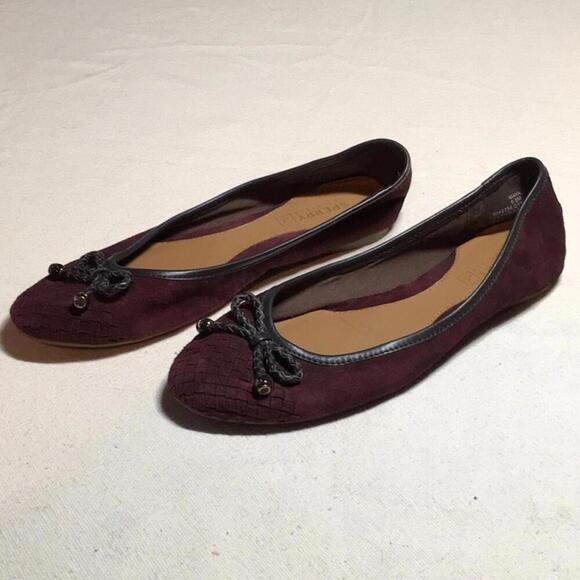 🍁Sperry Top-Sider “MAYA” burgundy ballet flats size 6.5 shoes - Picture 2 of 8
